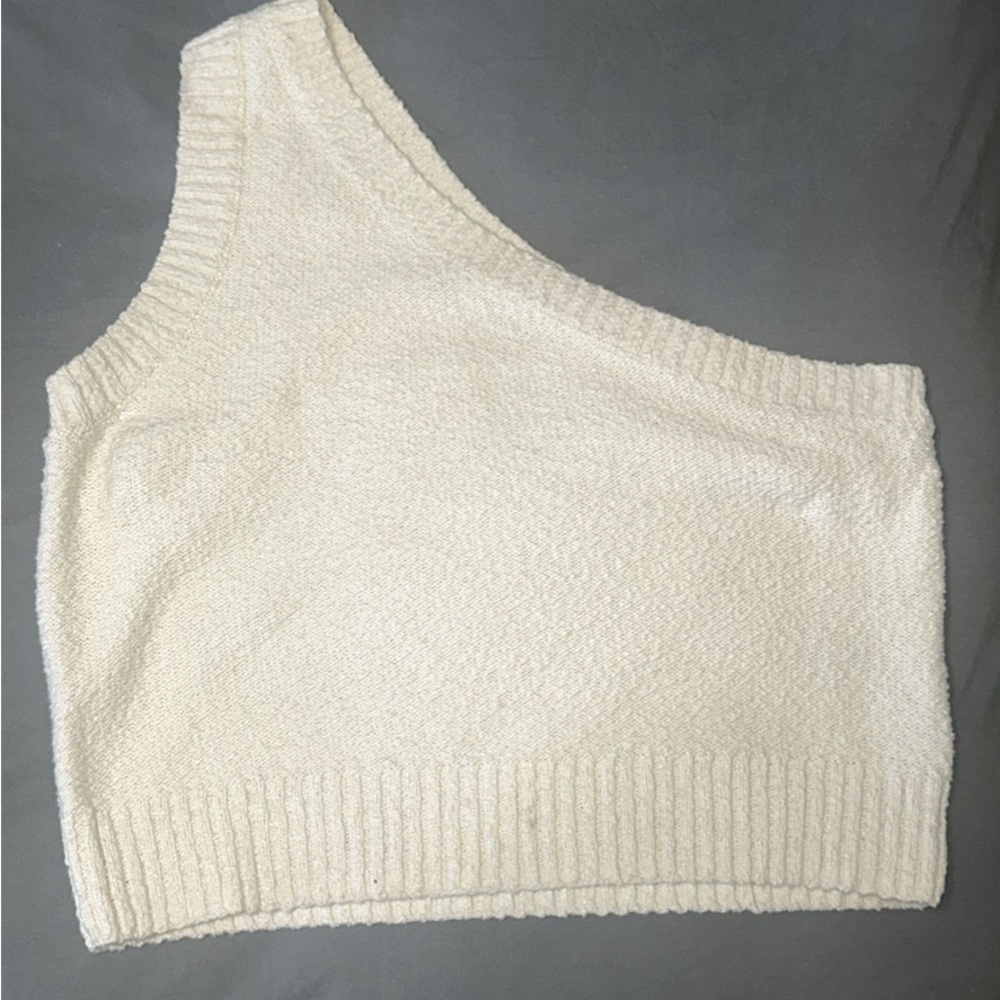 Madewell Cream Knit Sweater Tank